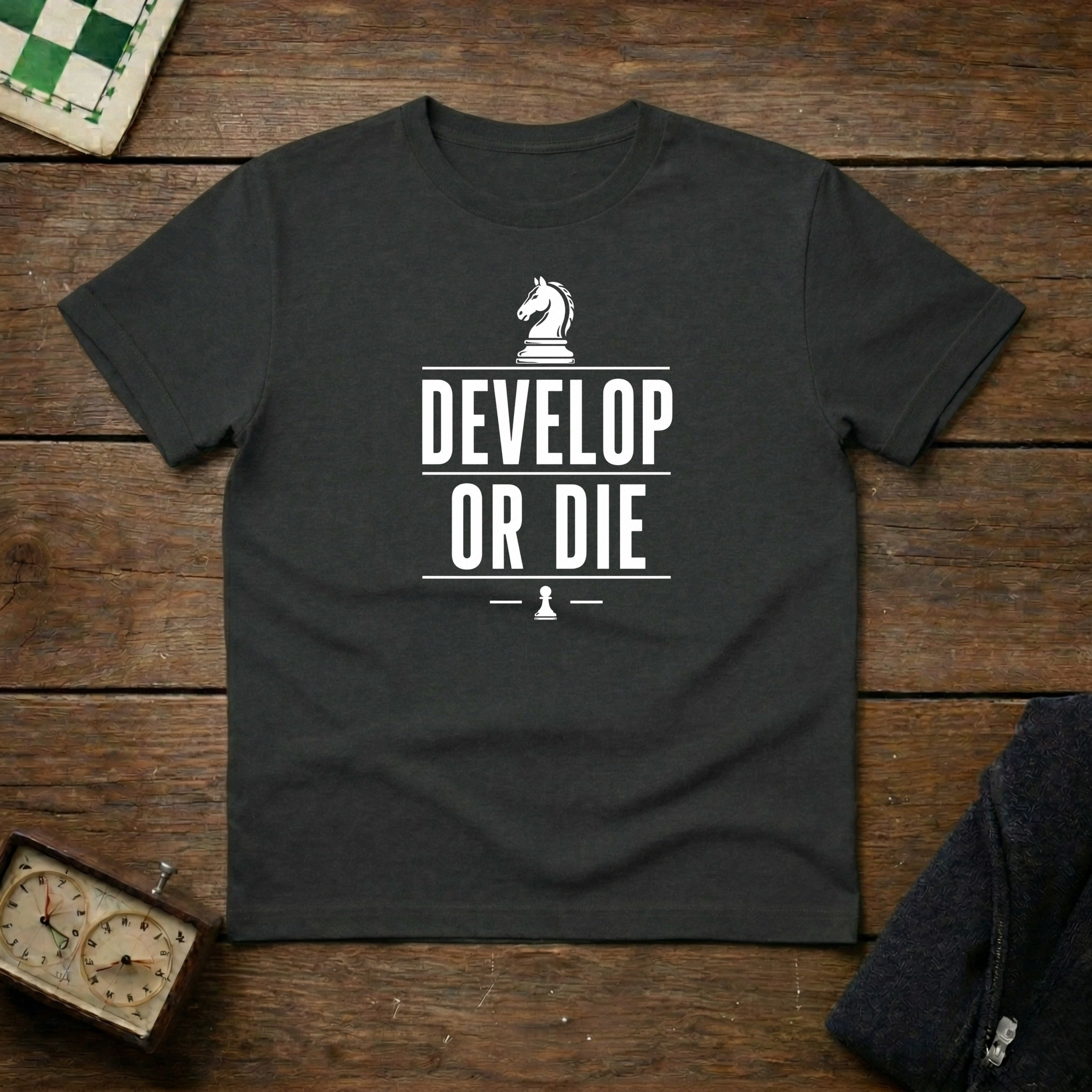 Develop or Die Chess Shirt