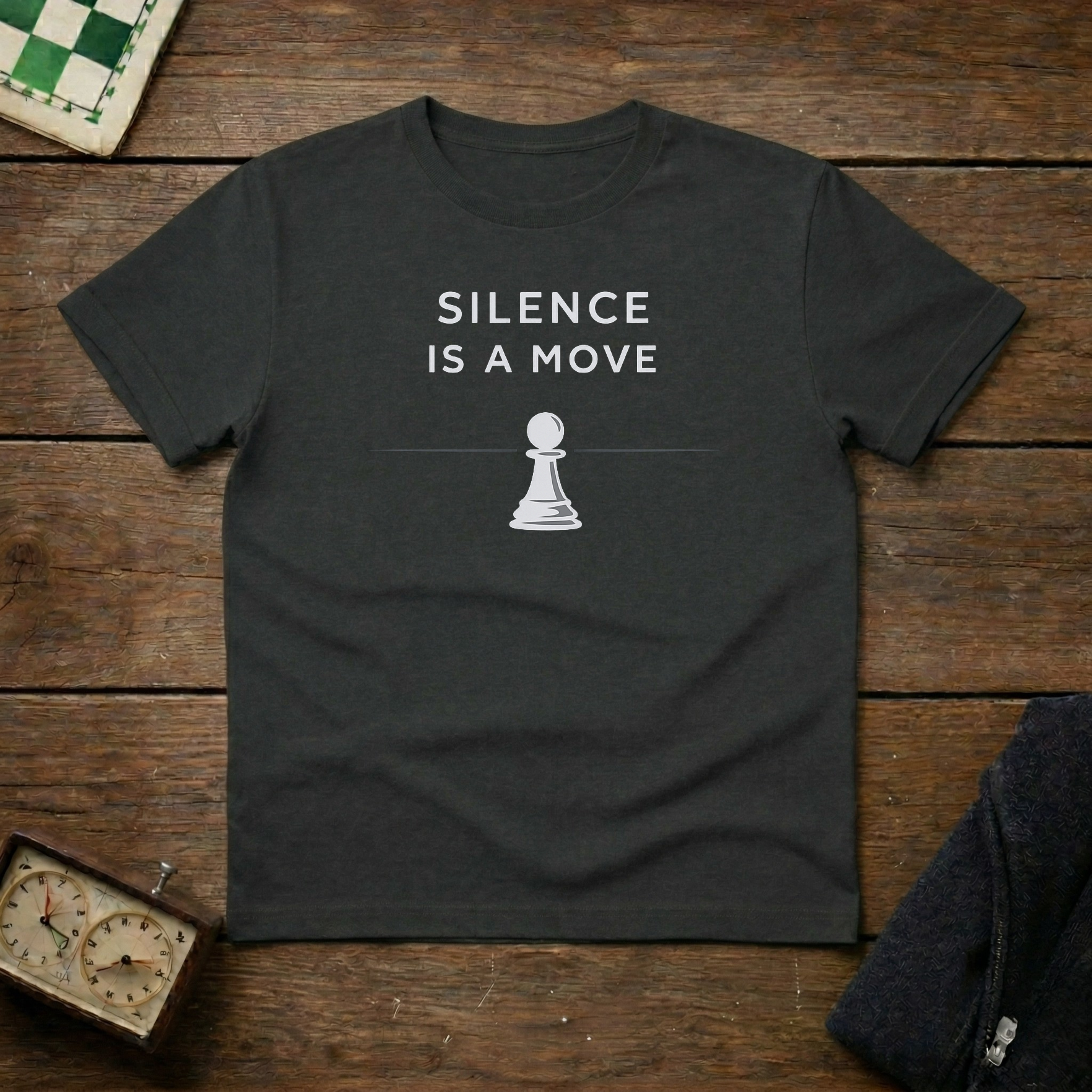 Silence is a Move Chess Shirt