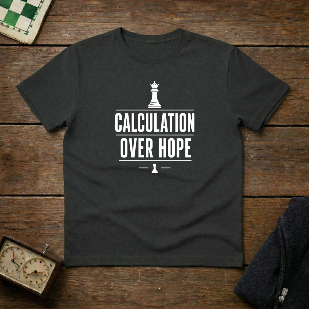 Calculation Over Hope Chess Shirt