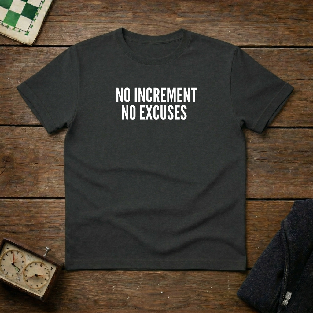 No Increment No Excuses Chess Shirt