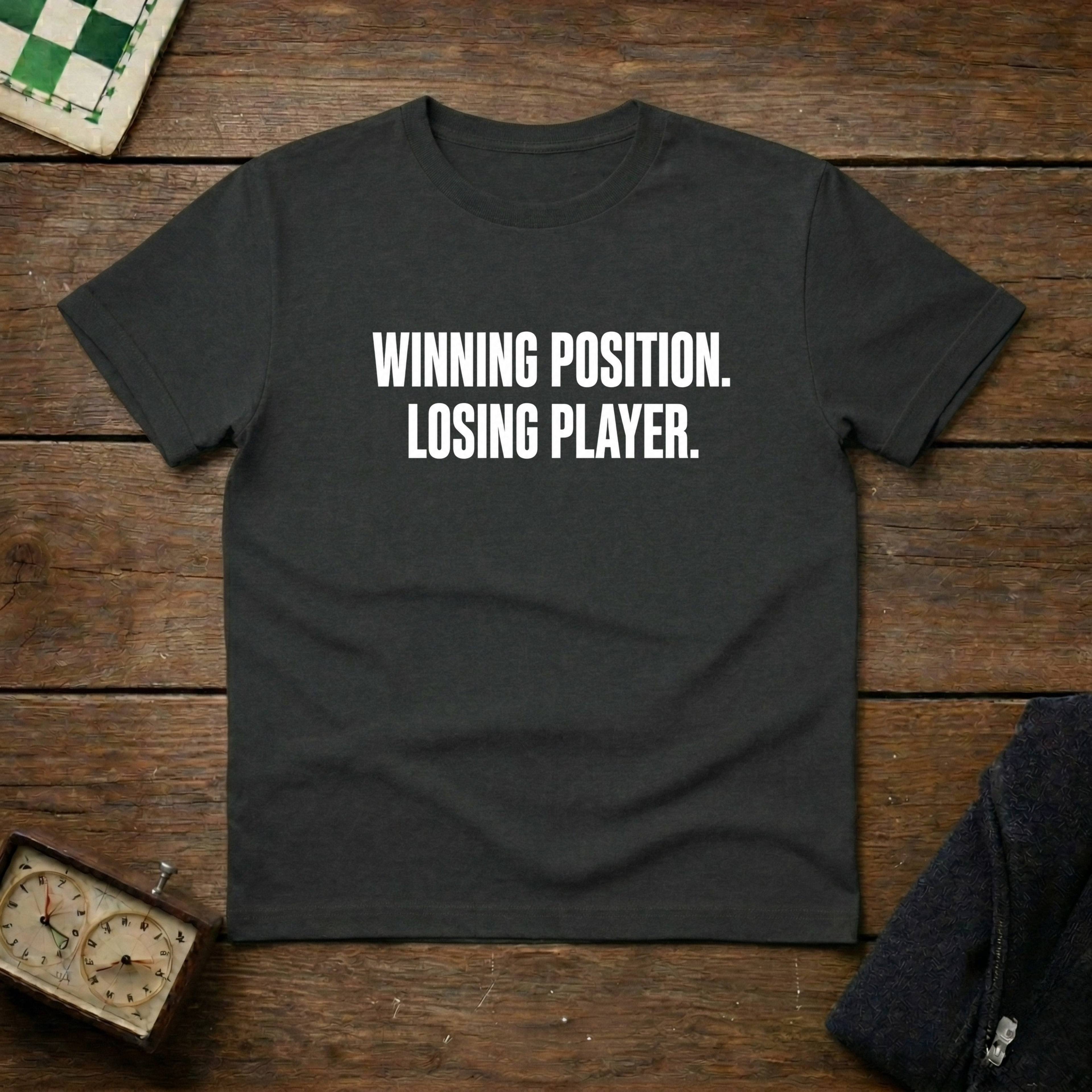 Winning Position Losing Player Chess Shirt