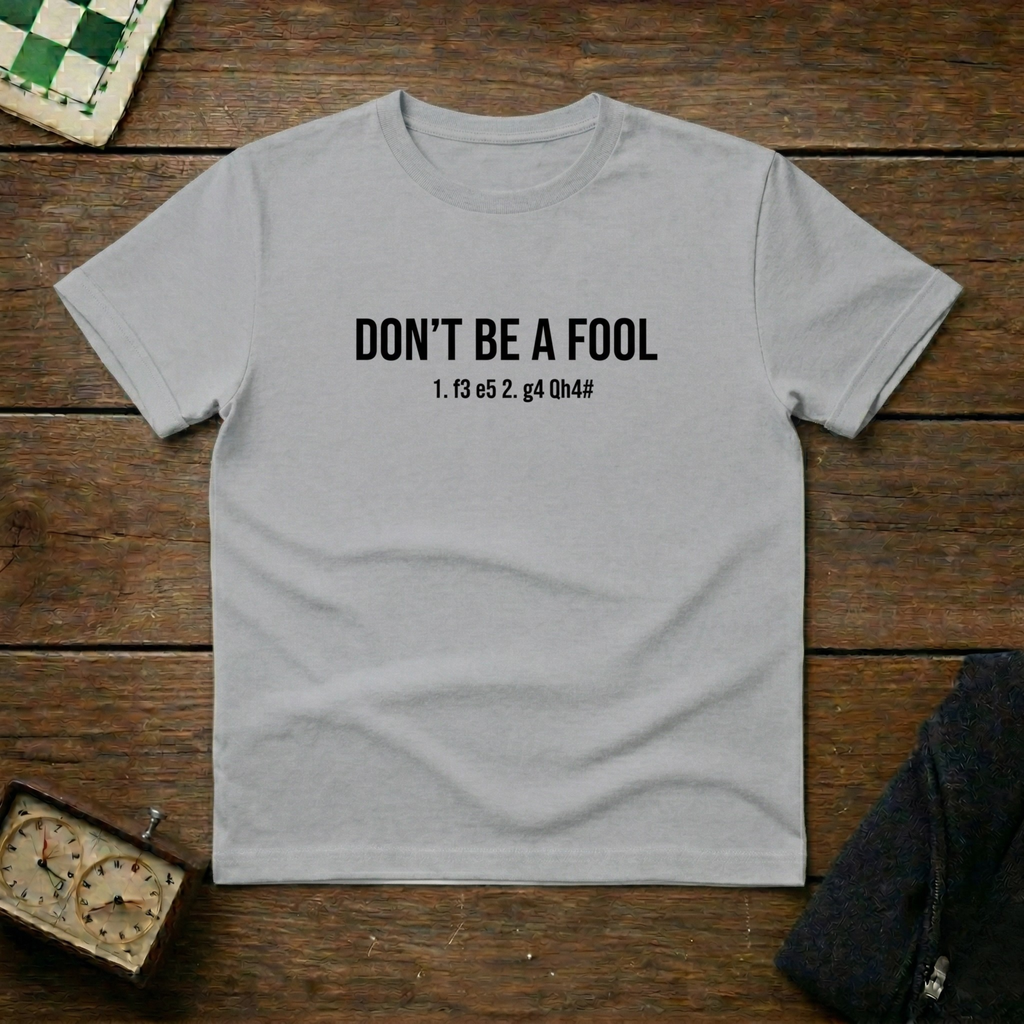 Don't Be a Fool Chess Shirt