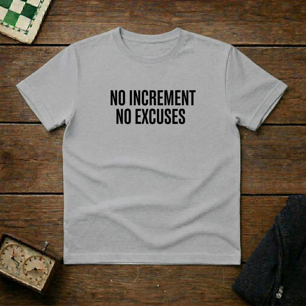 No Increment No Excuses Chess Shirt