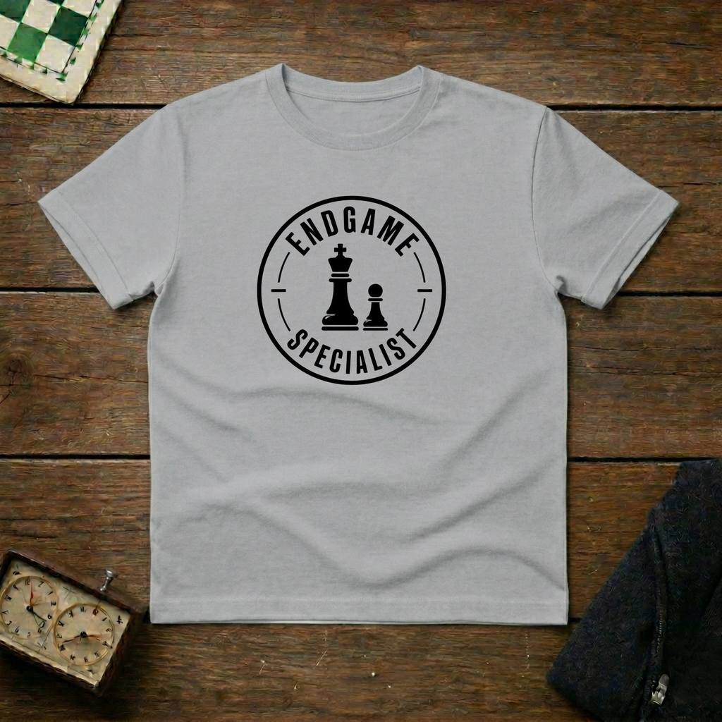 Endgame Specialist Round Chess Shirt