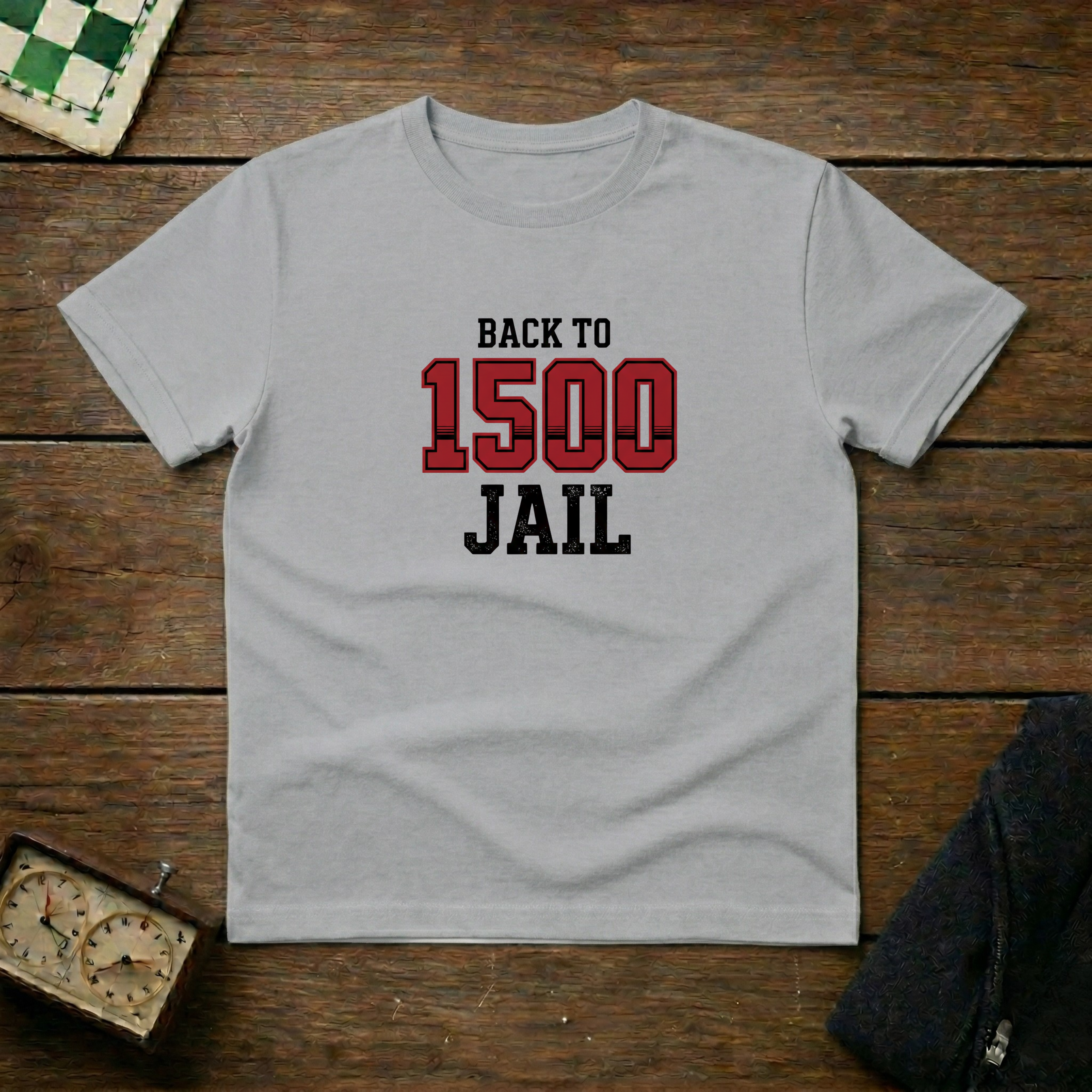 Back to 1500 Jail Chess Shirt