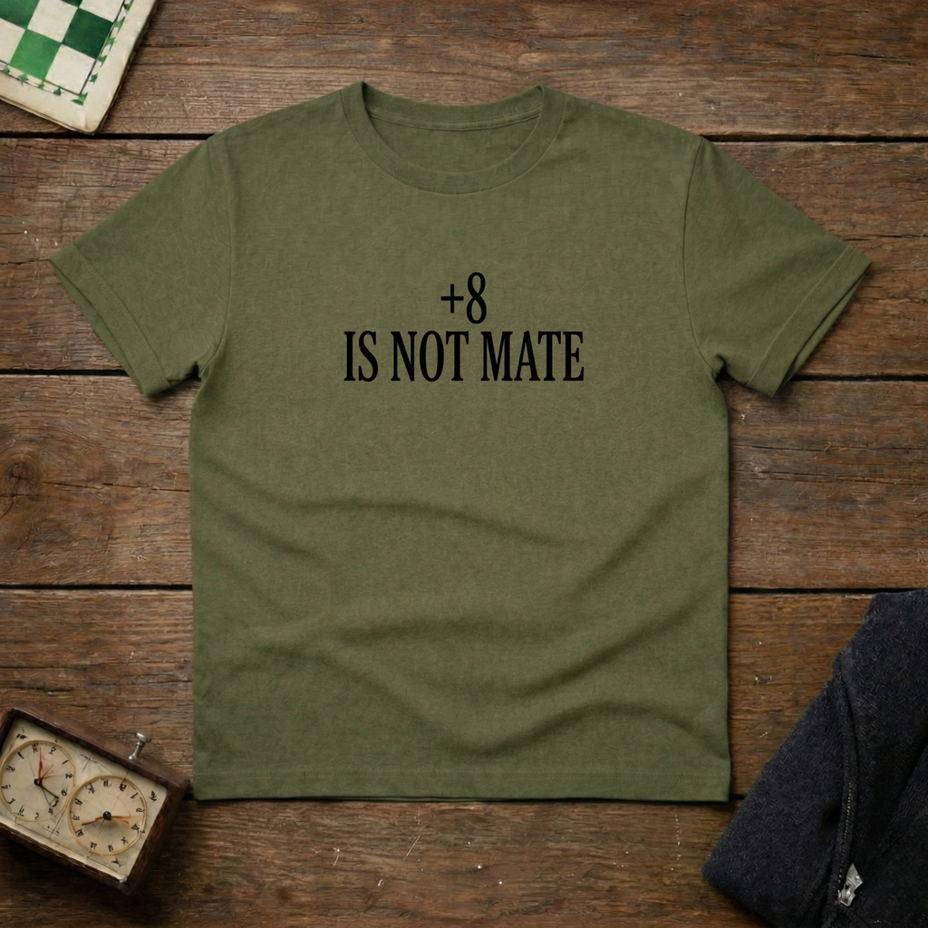 +8 is not mate Chess Shirt