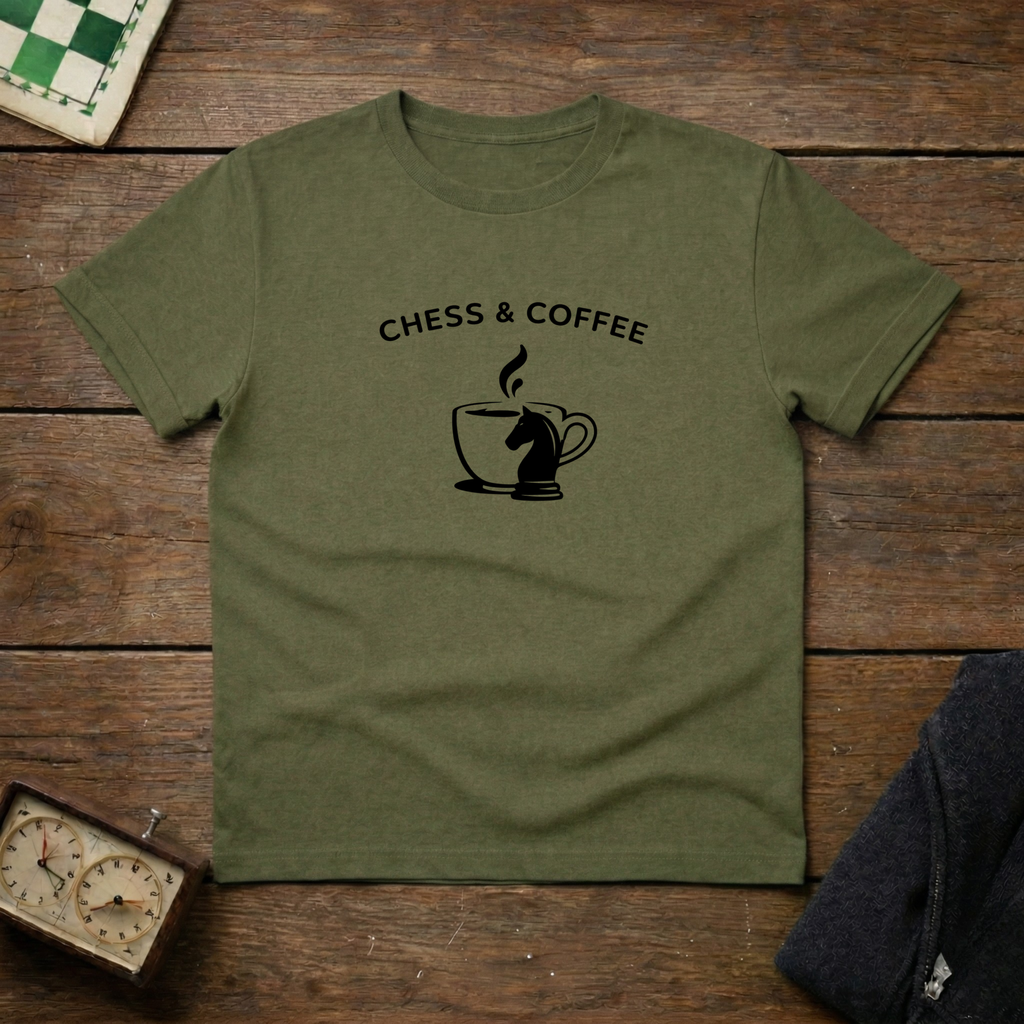 Chess and Coffee Chess Shirt