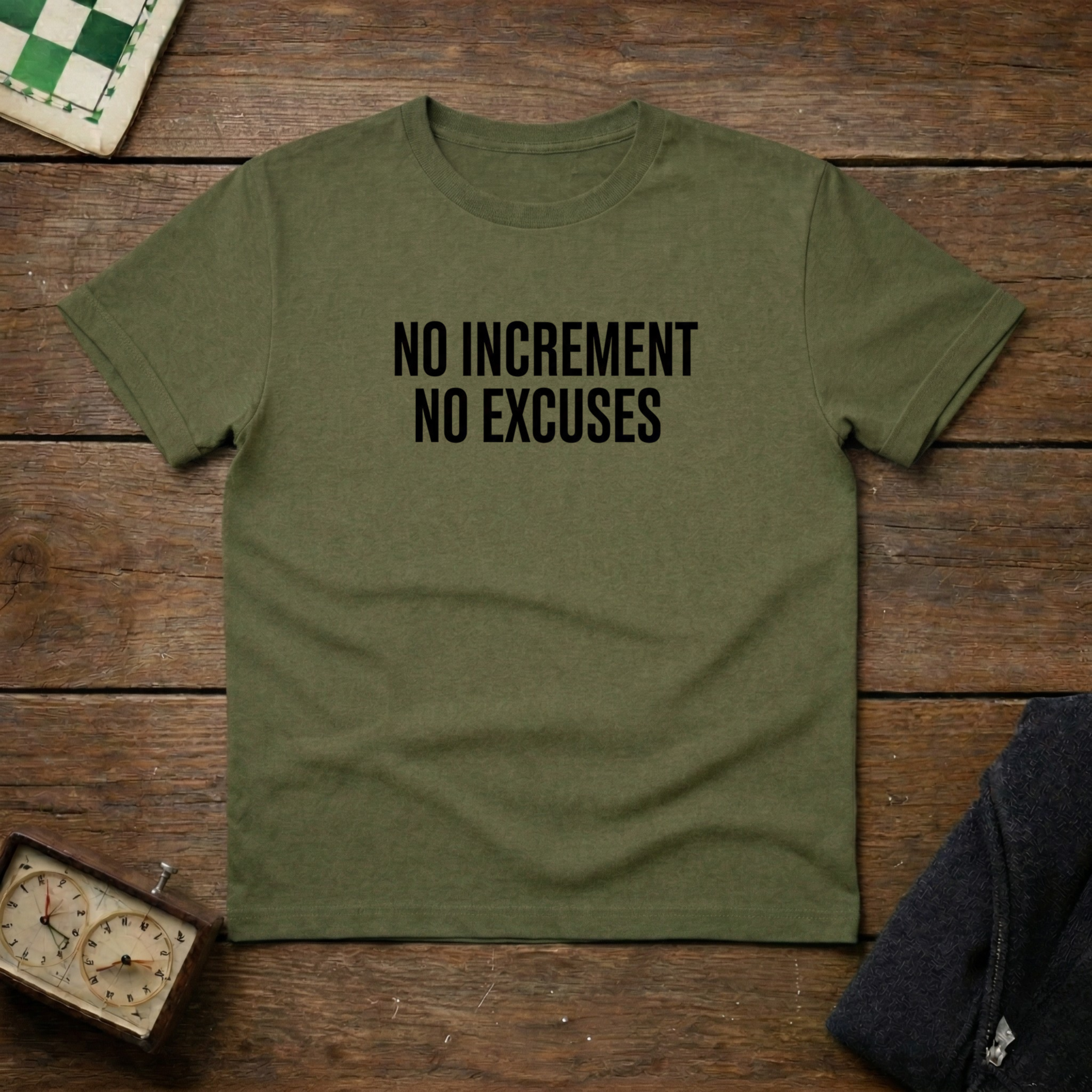 No Increment No Excuses Chess Shirt