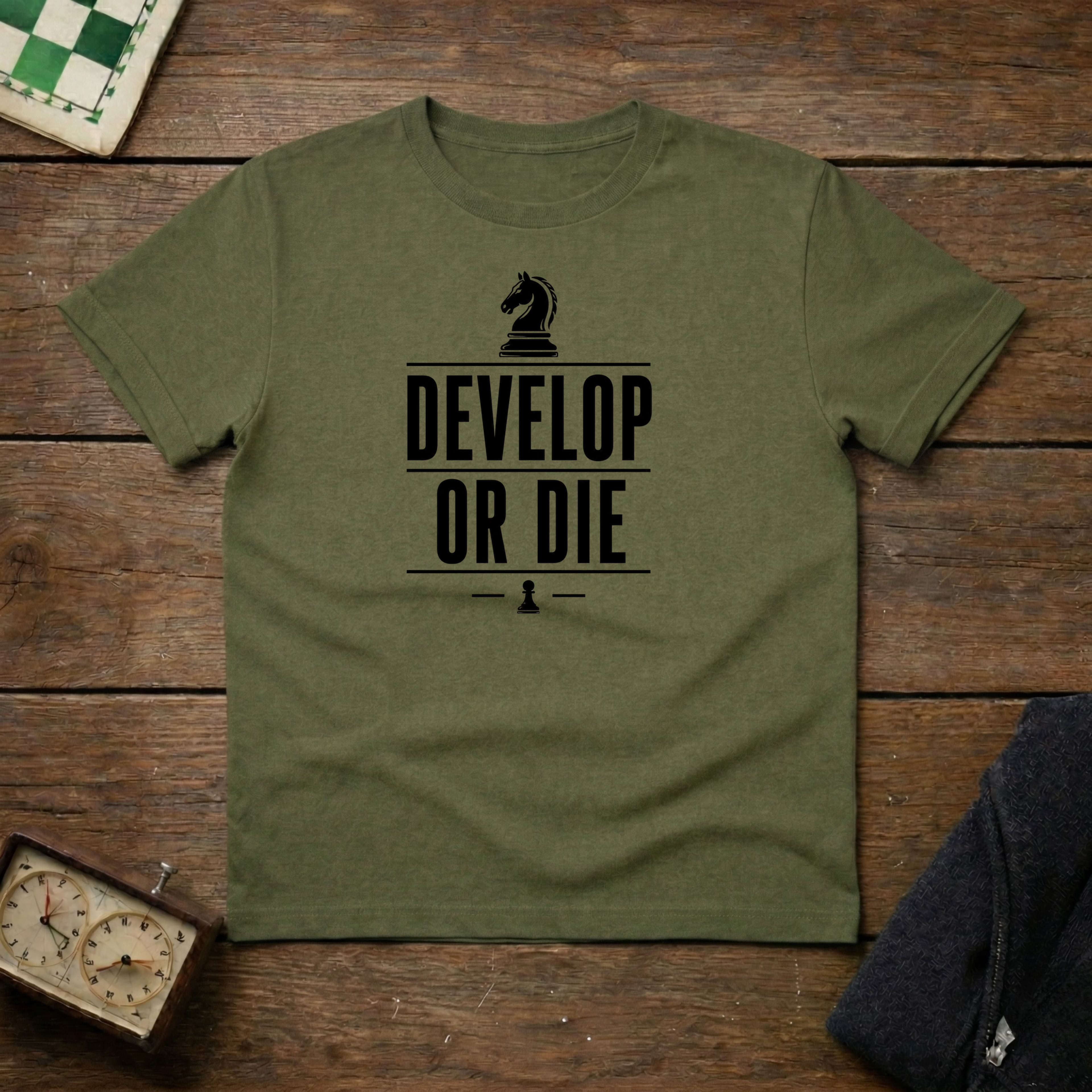 Develop or Die Chess Shirt