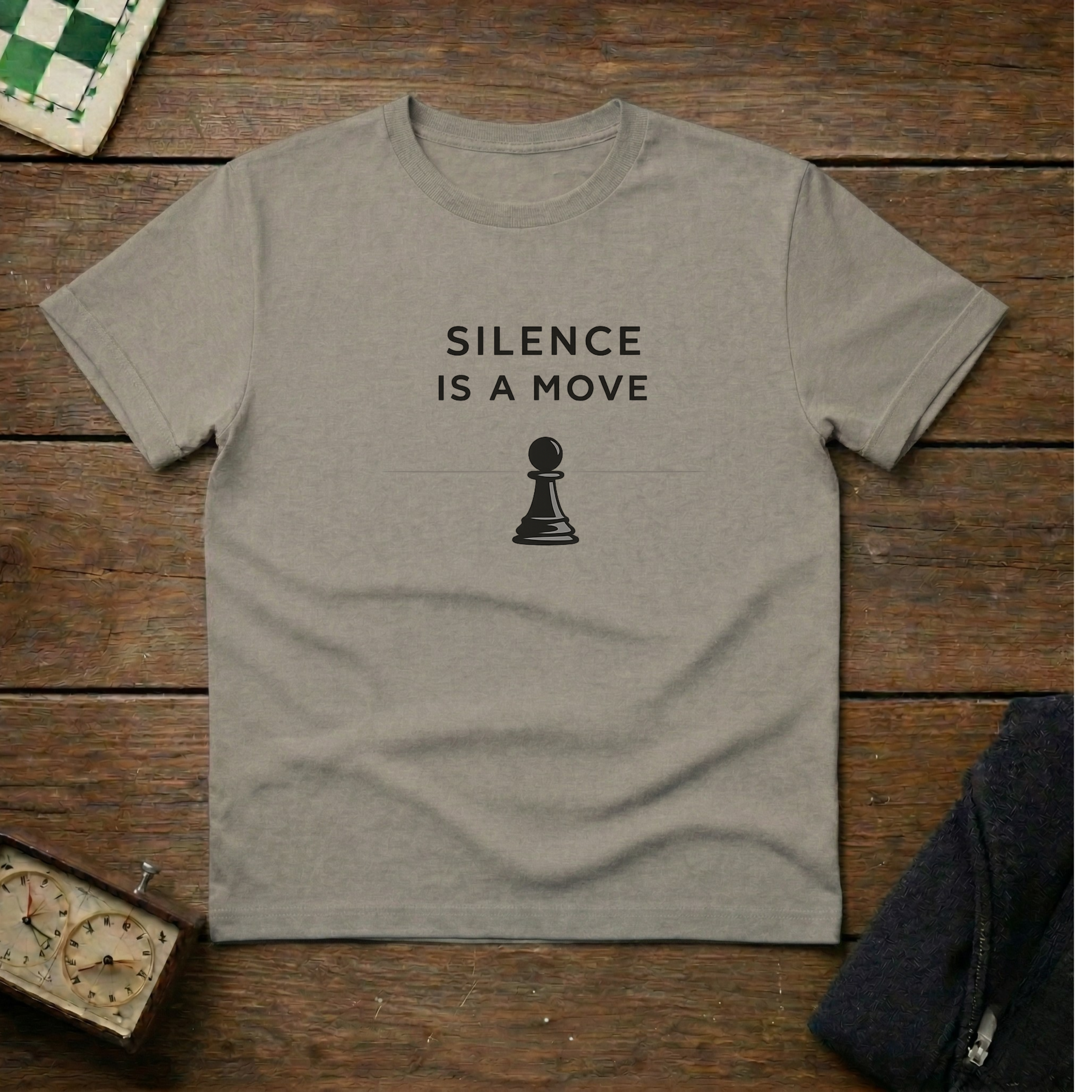 Silence is a Move Chess Shirt