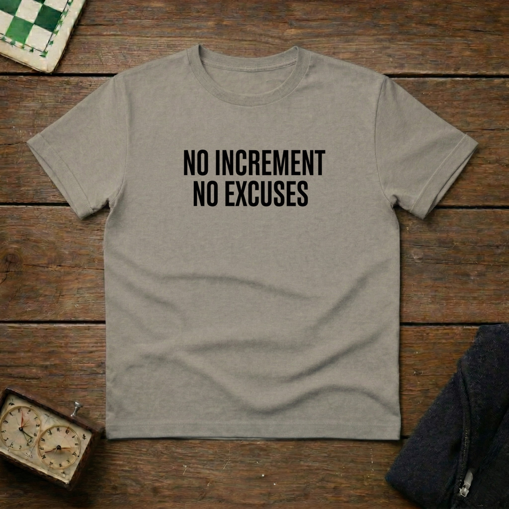 No Increment No Excuses Chess Shirt