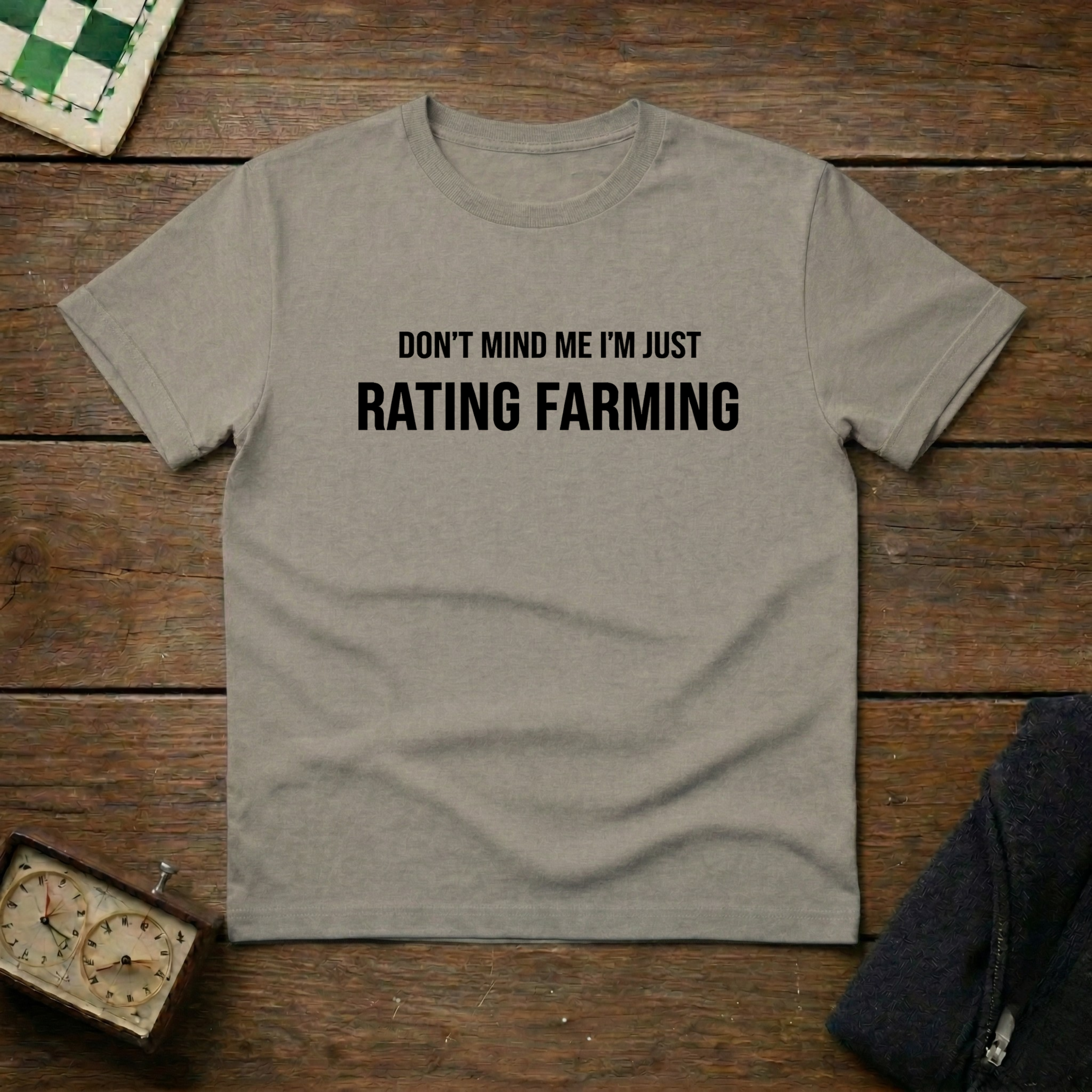 Rating Farming Chess Shirt
