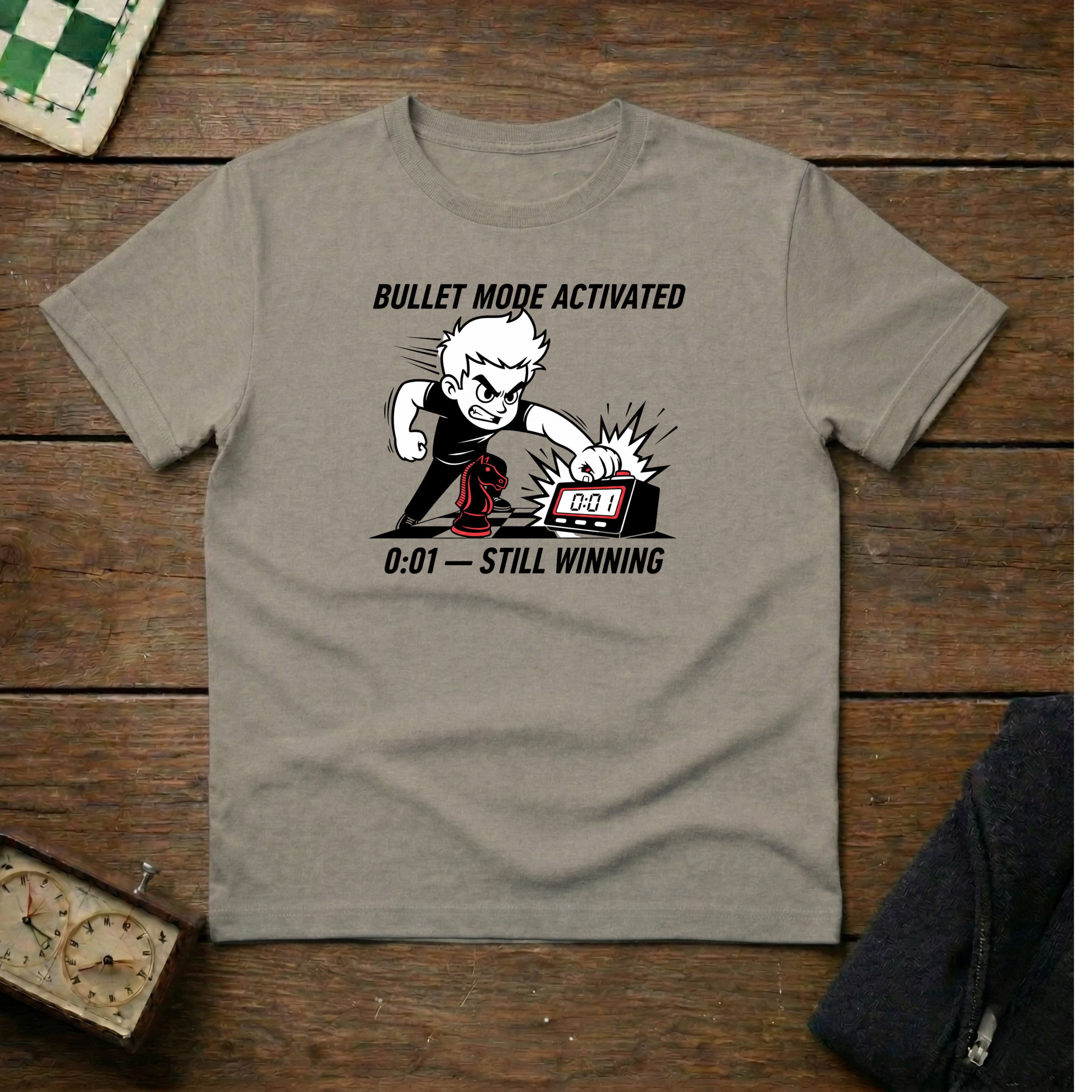 Bullet Mode Still Winning Chess Shirt