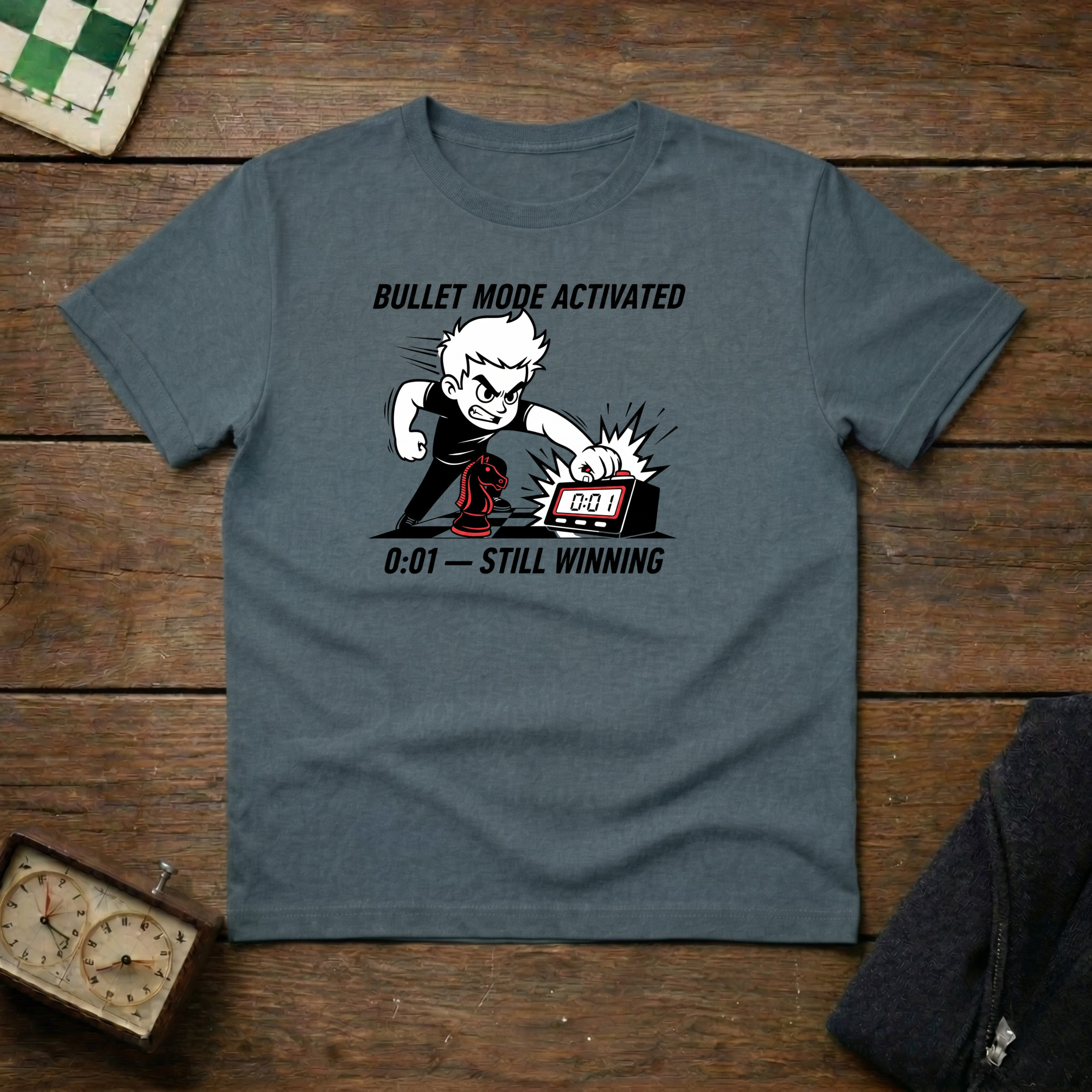 Bullet Mode Still Winning Chess Shirt