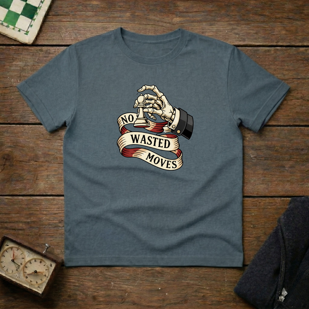 No Wasted Moves Banner Chess Shirt