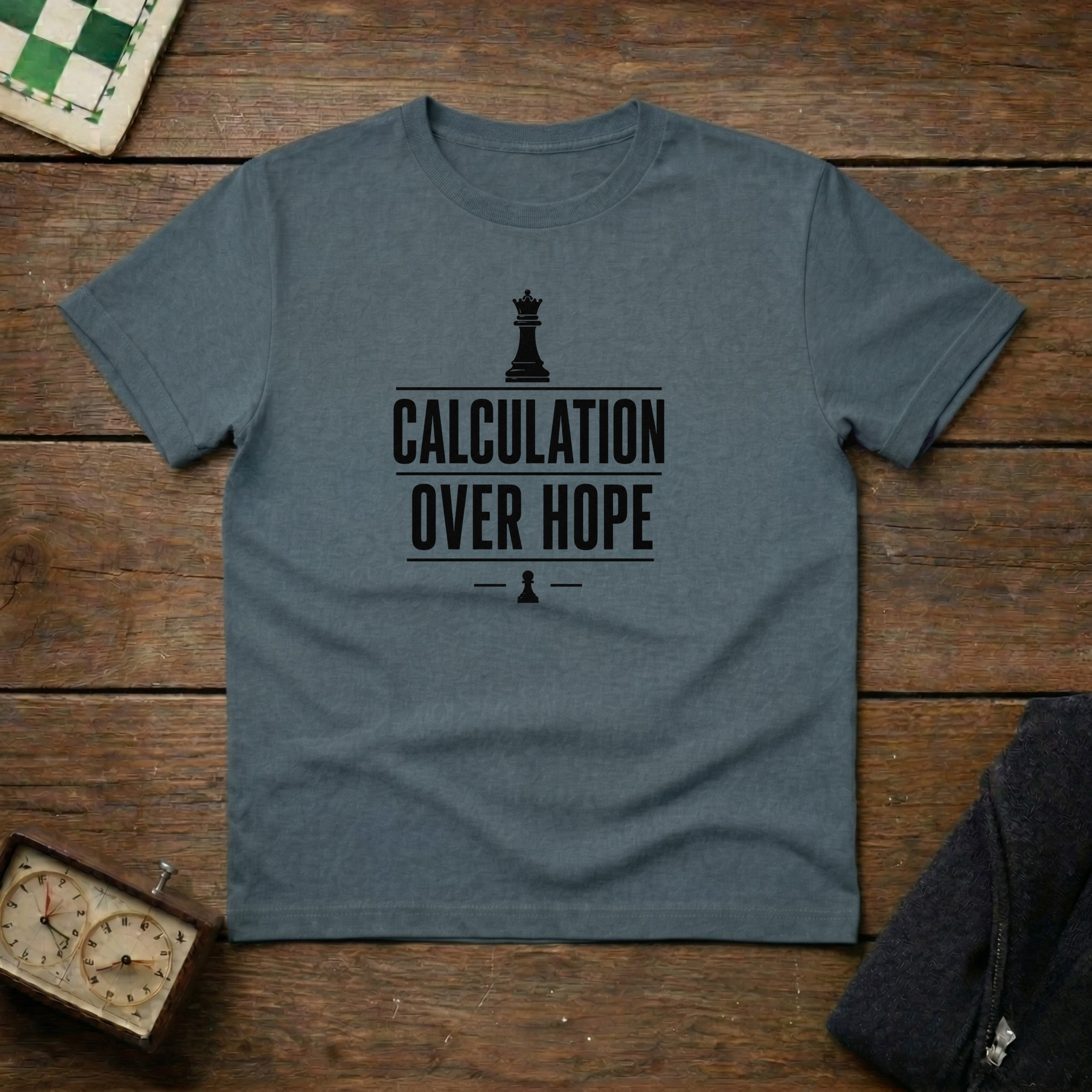 Calculation Over Hope Chess Shirt
