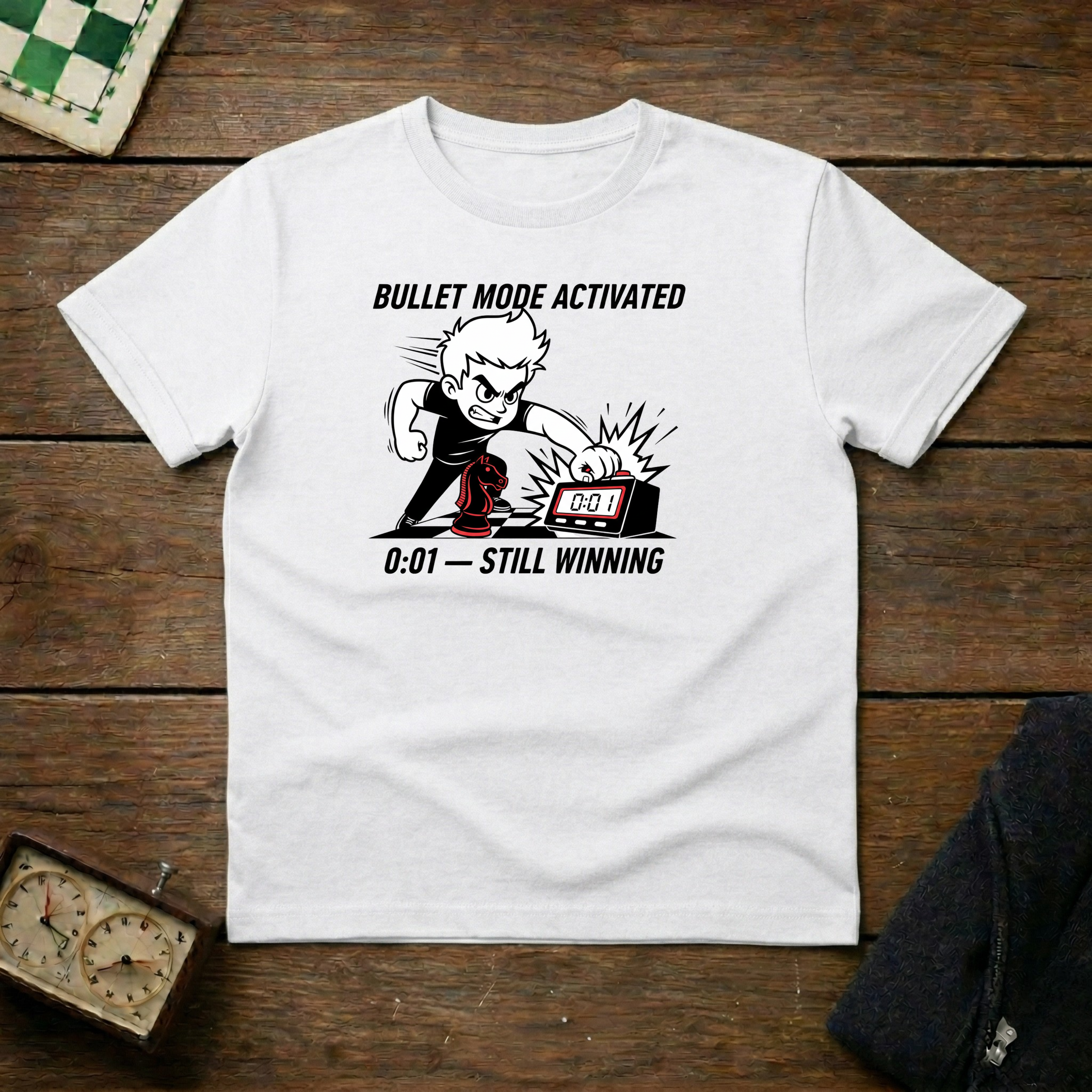 Bullet Mode Still Winning Chess Shirt
