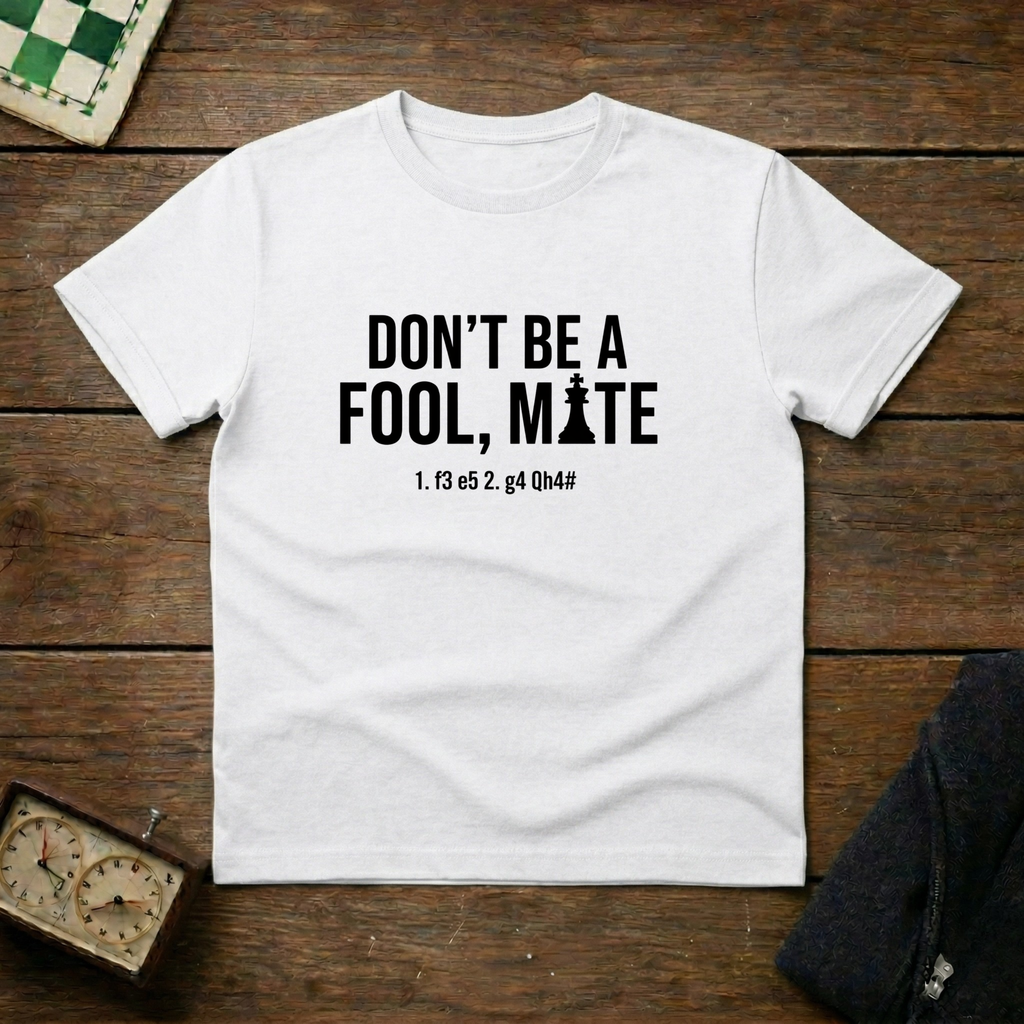 Don't Be A Fool Mate Chess Shirt