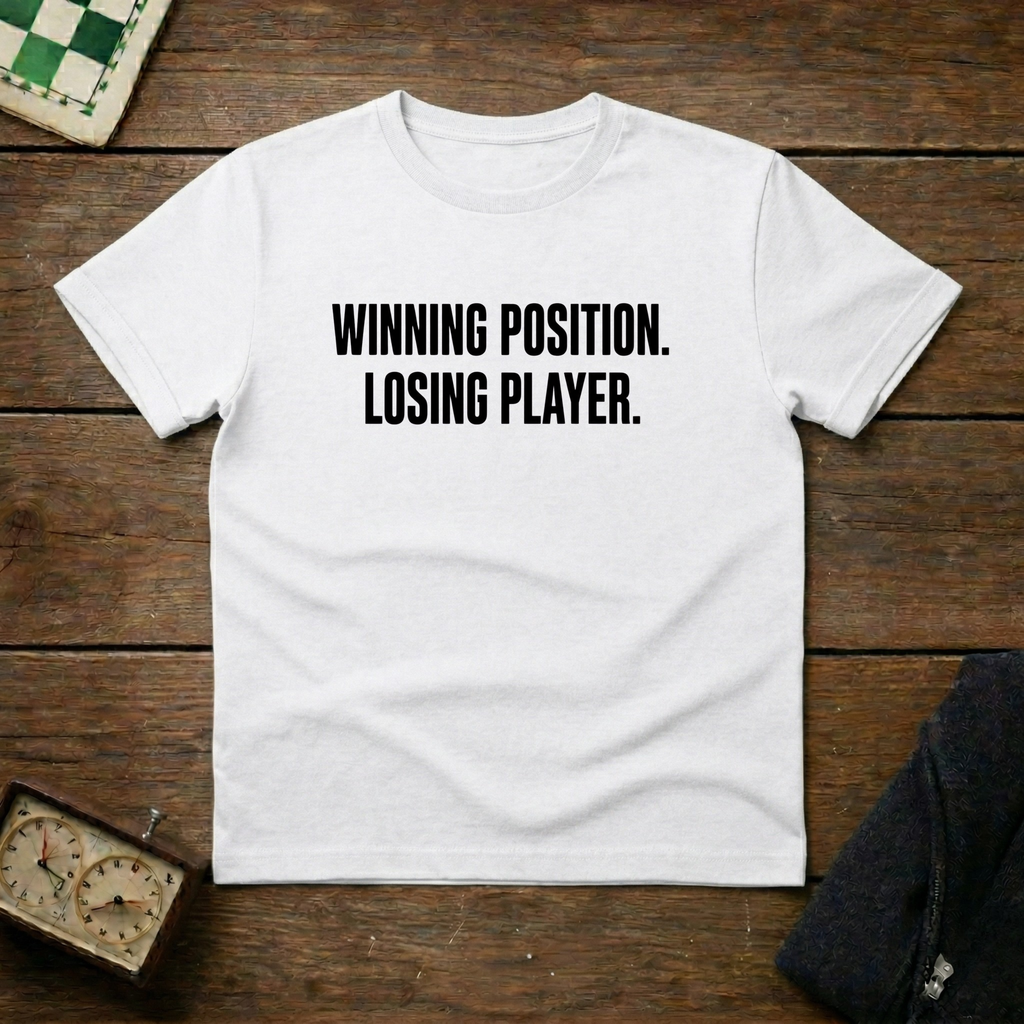 Winning Position Losing Player Chess Shirt