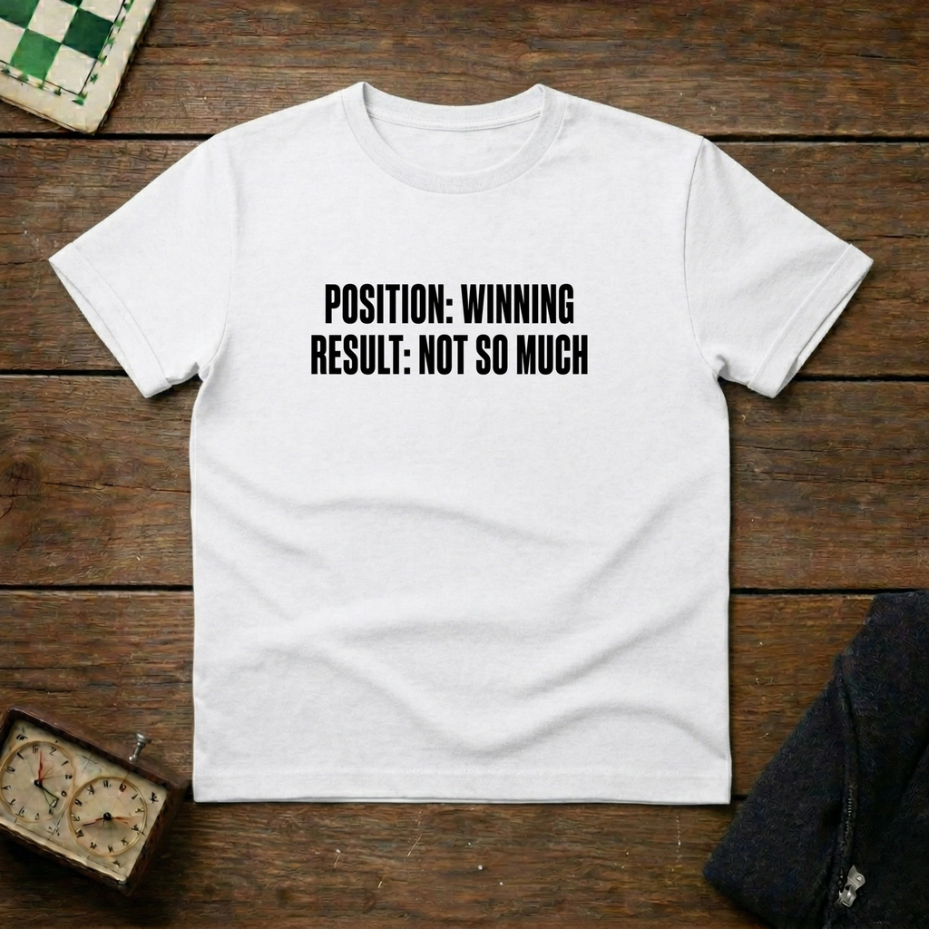 Position Winning Result Not So Much Chess Shirt